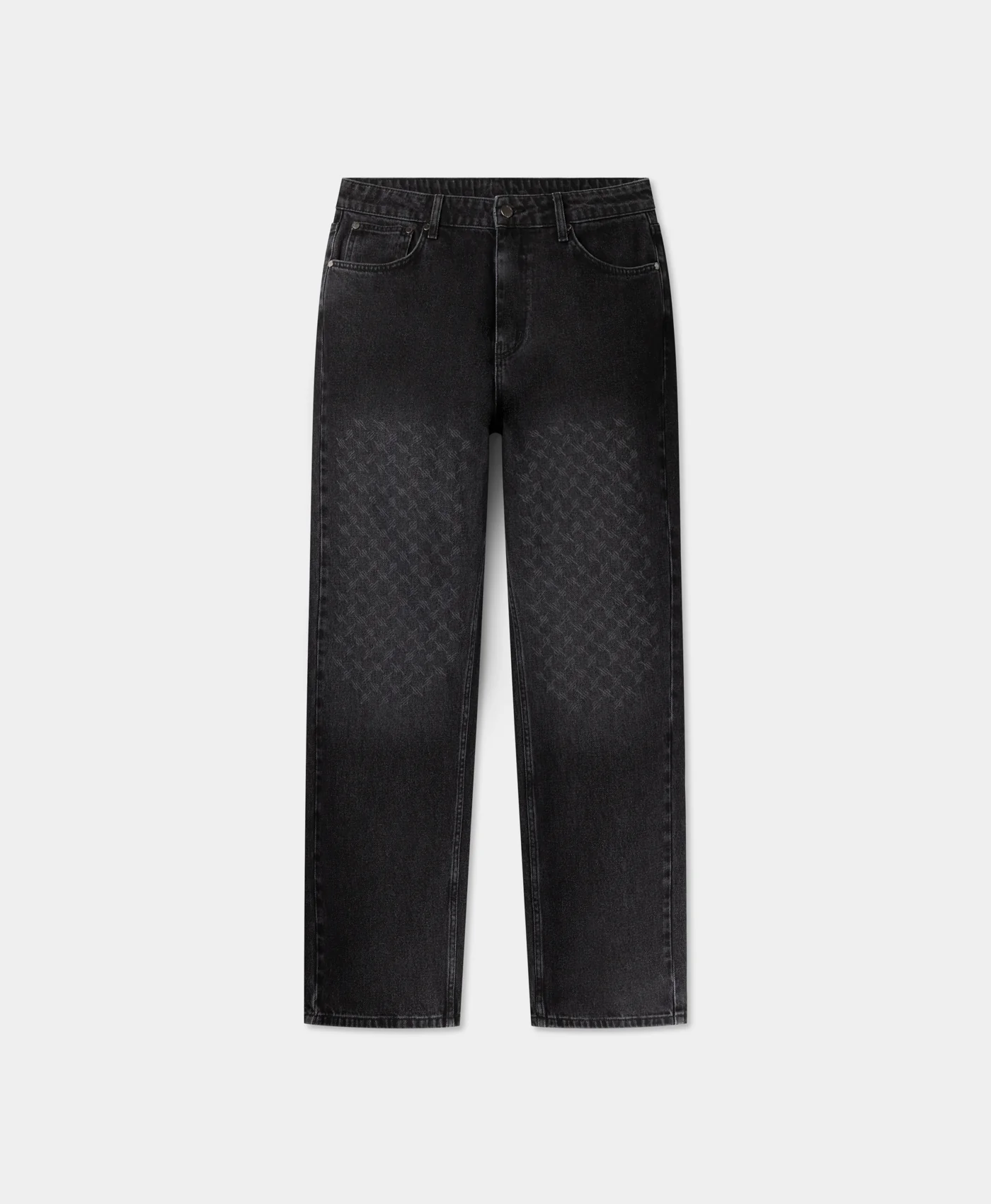 Black Amba Monogram Jeans