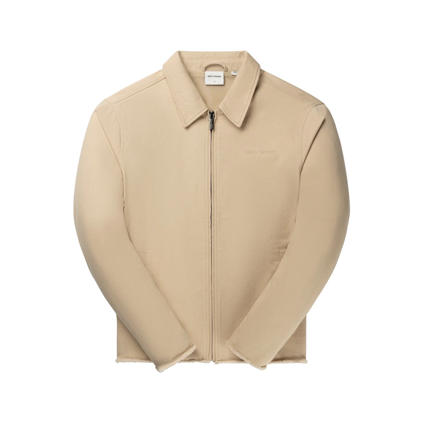 Beige Twill Workwear Jacket - Image 4