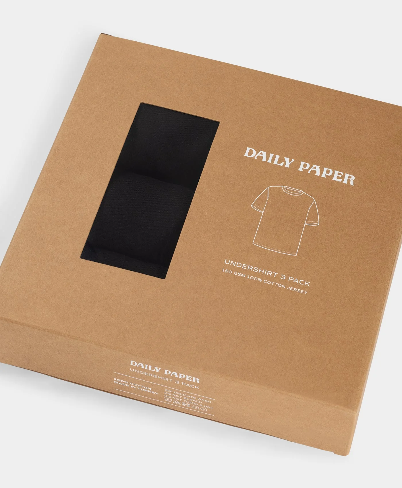 Black 3 Pack Undershirt - Image 3