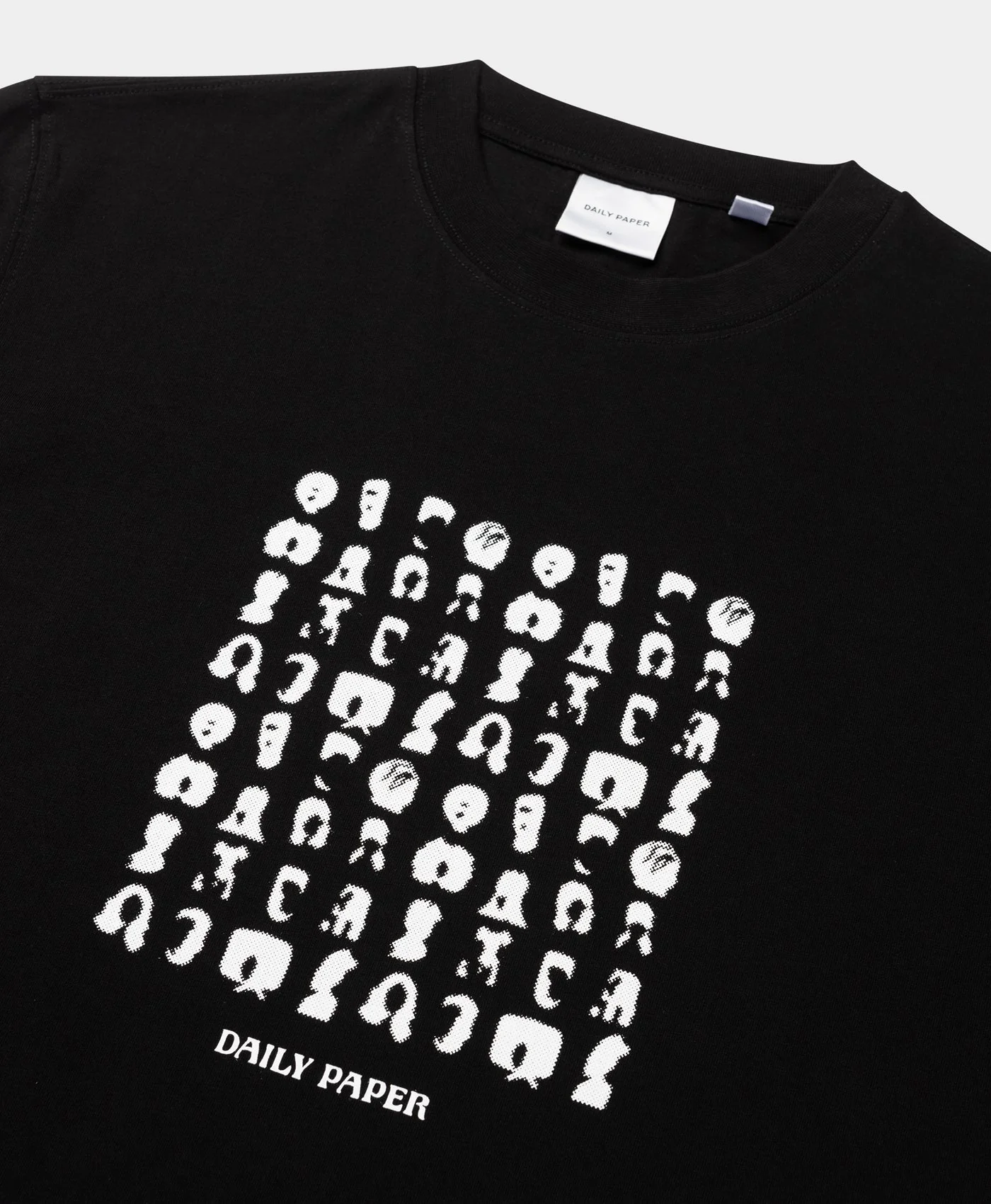 Black Hair Grid T-Shirt - Image 4