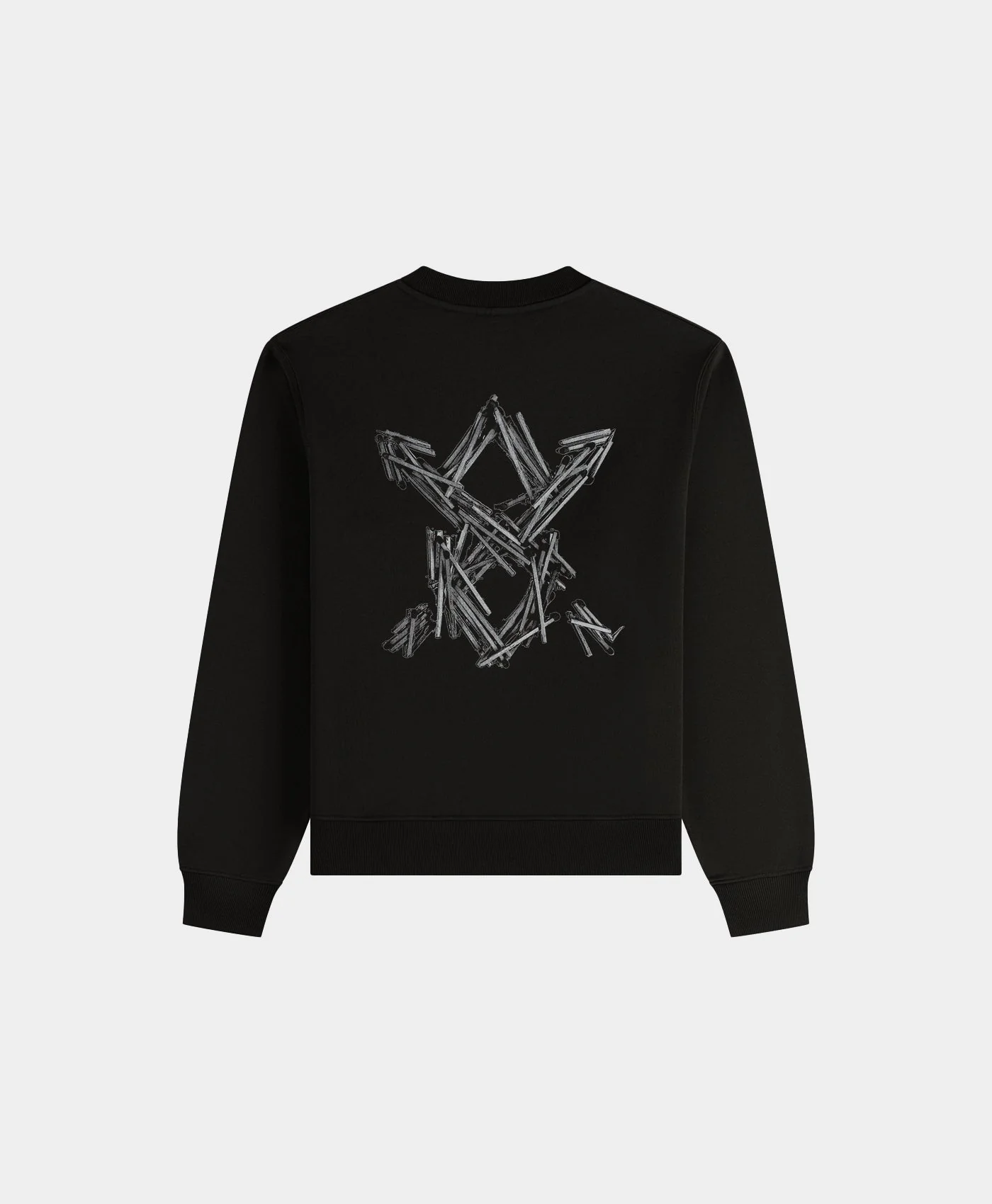 Black Matchstick Shield Sweater - Image 2