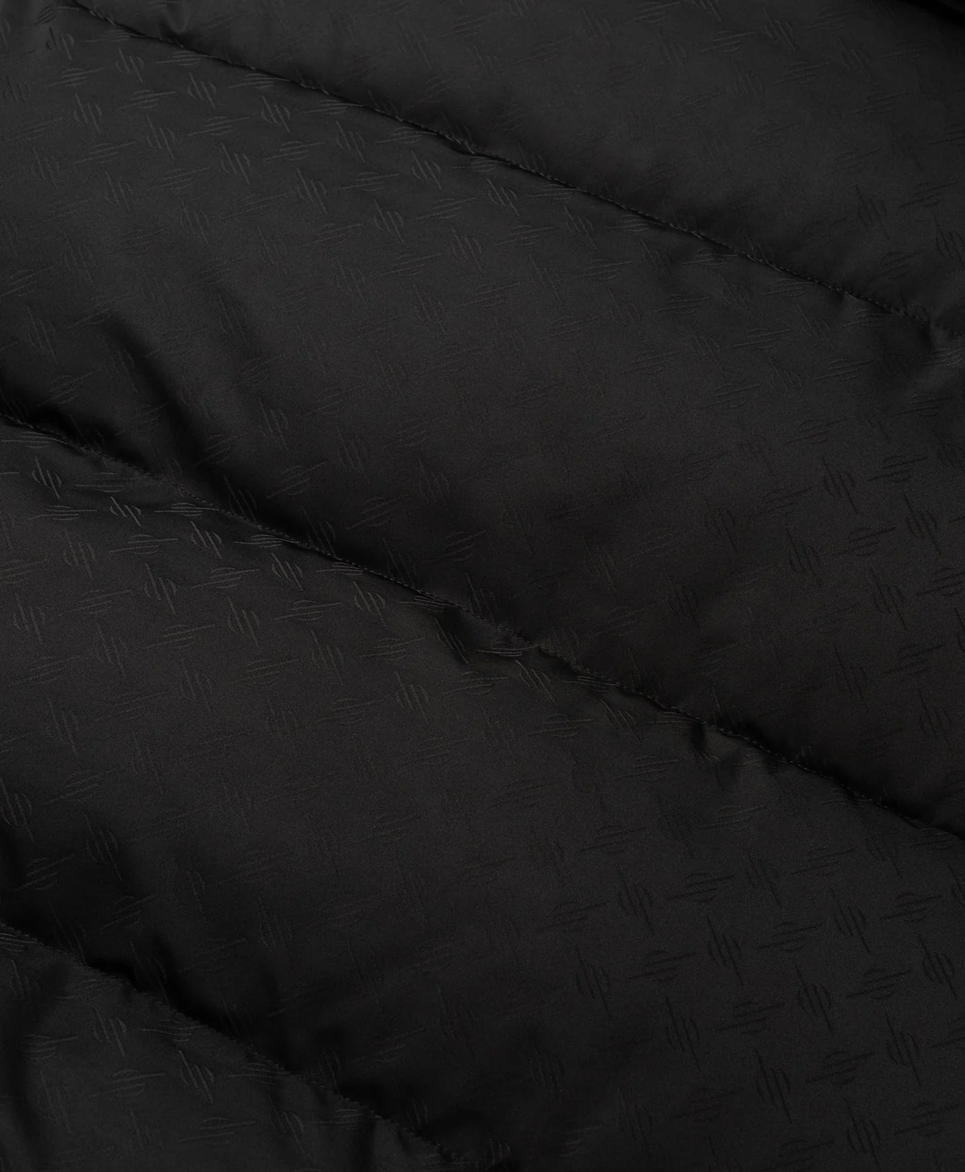 Black Monogram Short Puffer Jacket - Image 3