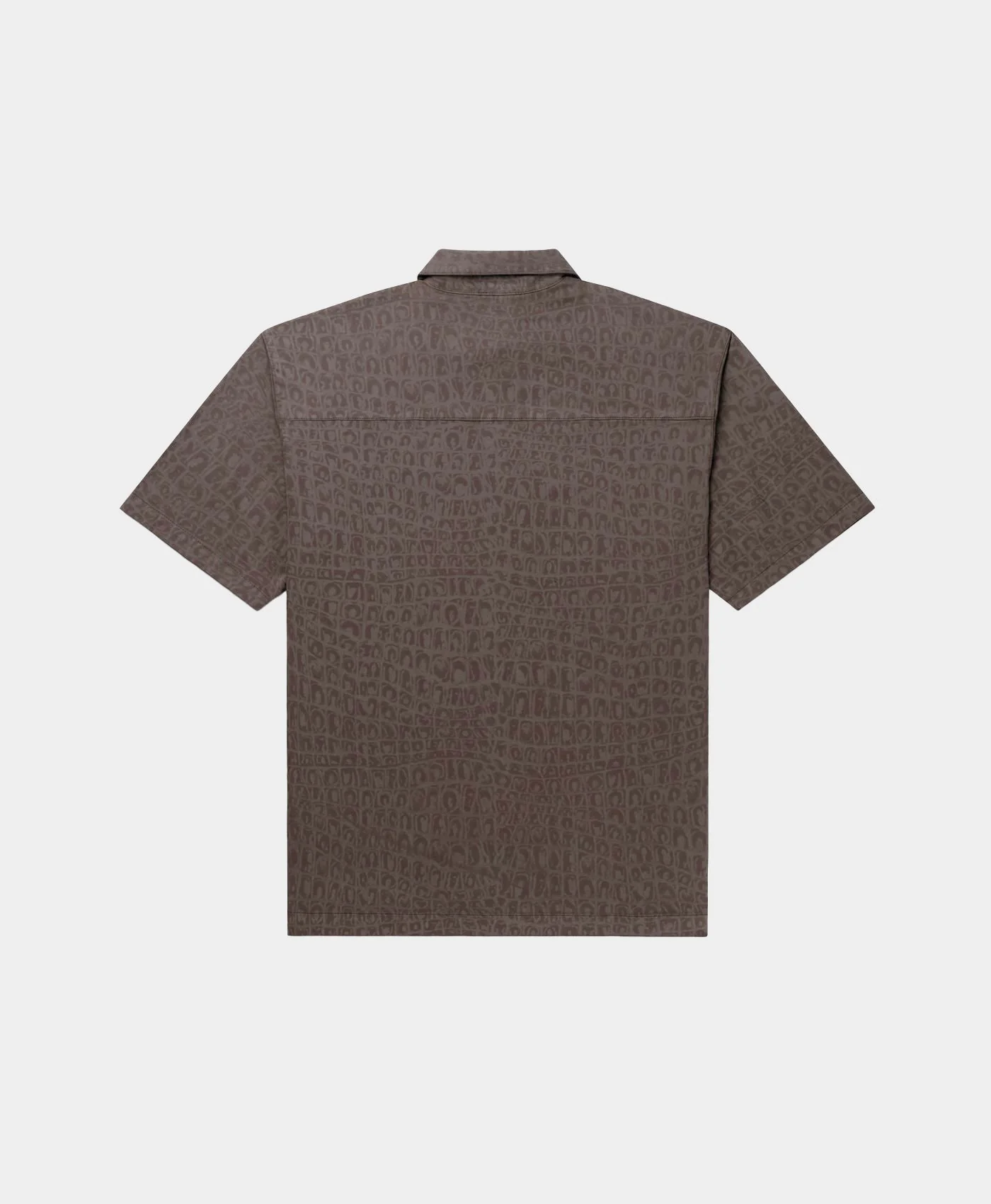 Black Oyster Digital Croc Shirt - Image 2