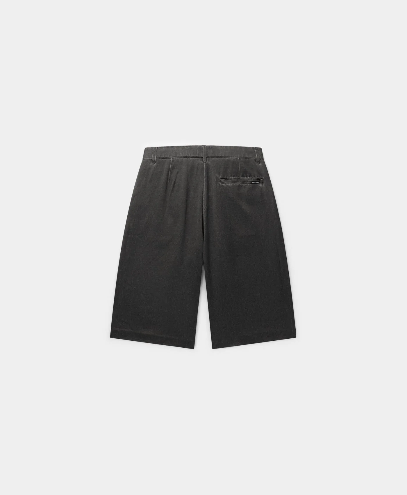Black Oyster Satin Washed Short - Image 2