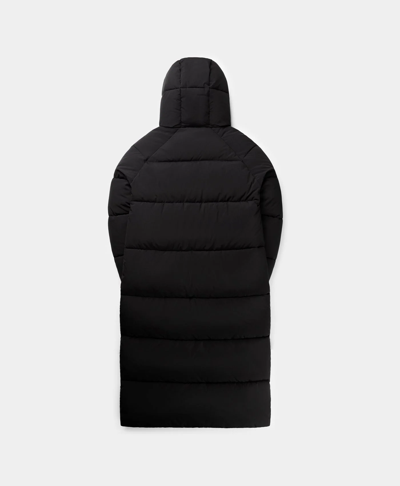 Black Relaxed Long Puffer - Image 2