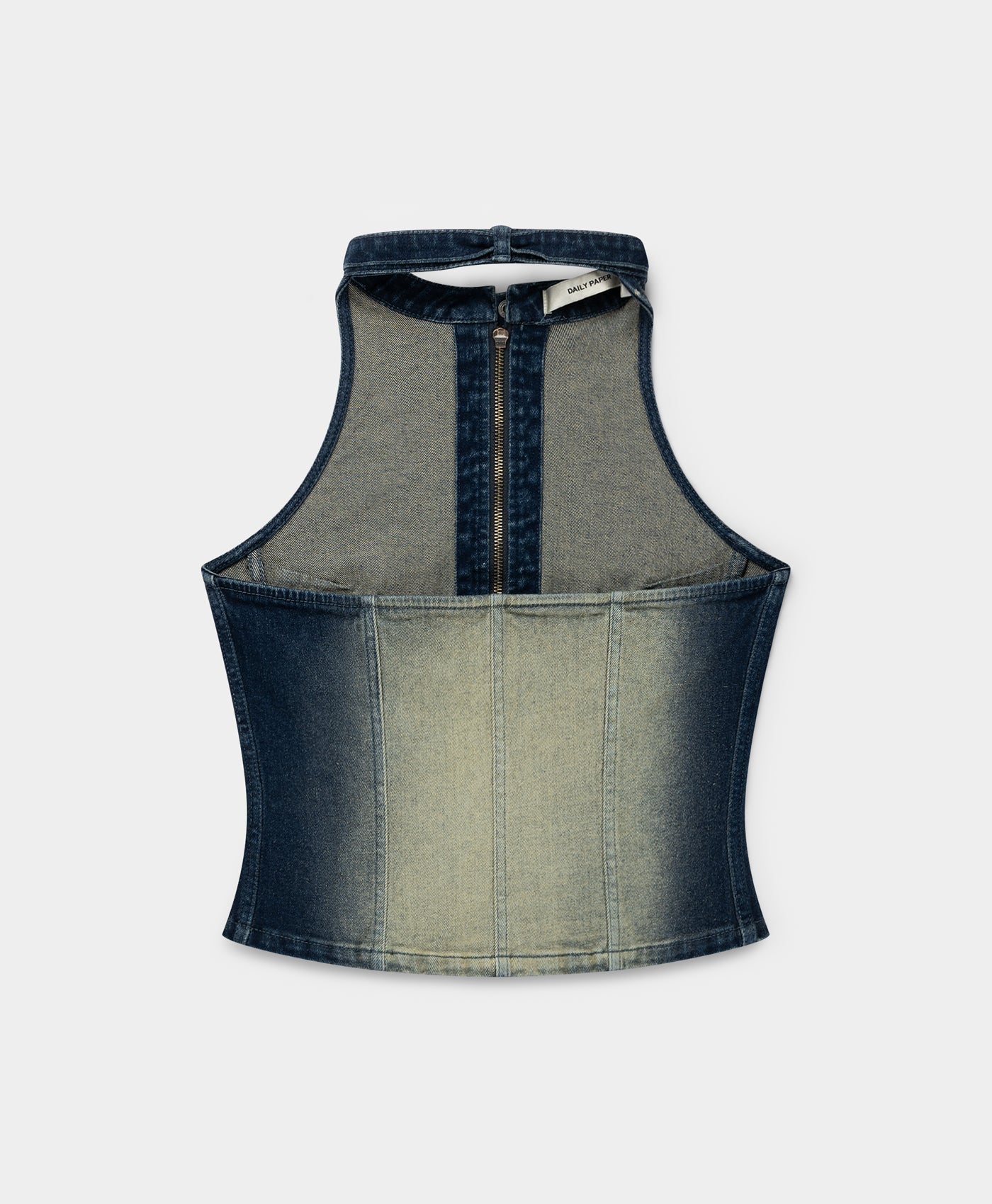 Bleached Denim Blue Top - Image 2