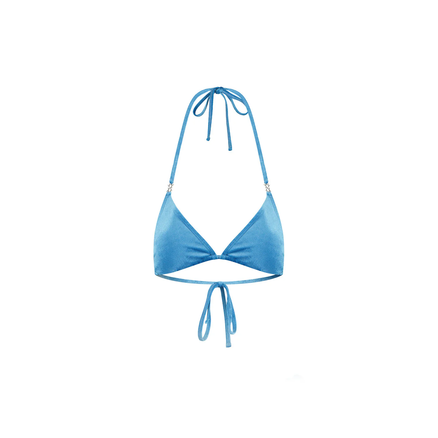 Blue Velvet Bikini Top - Image 3