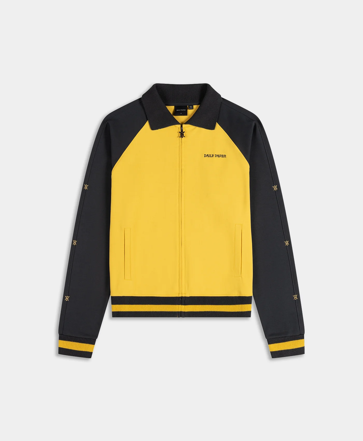 Grey Dias Stacked Colour Blocking Track Jacket