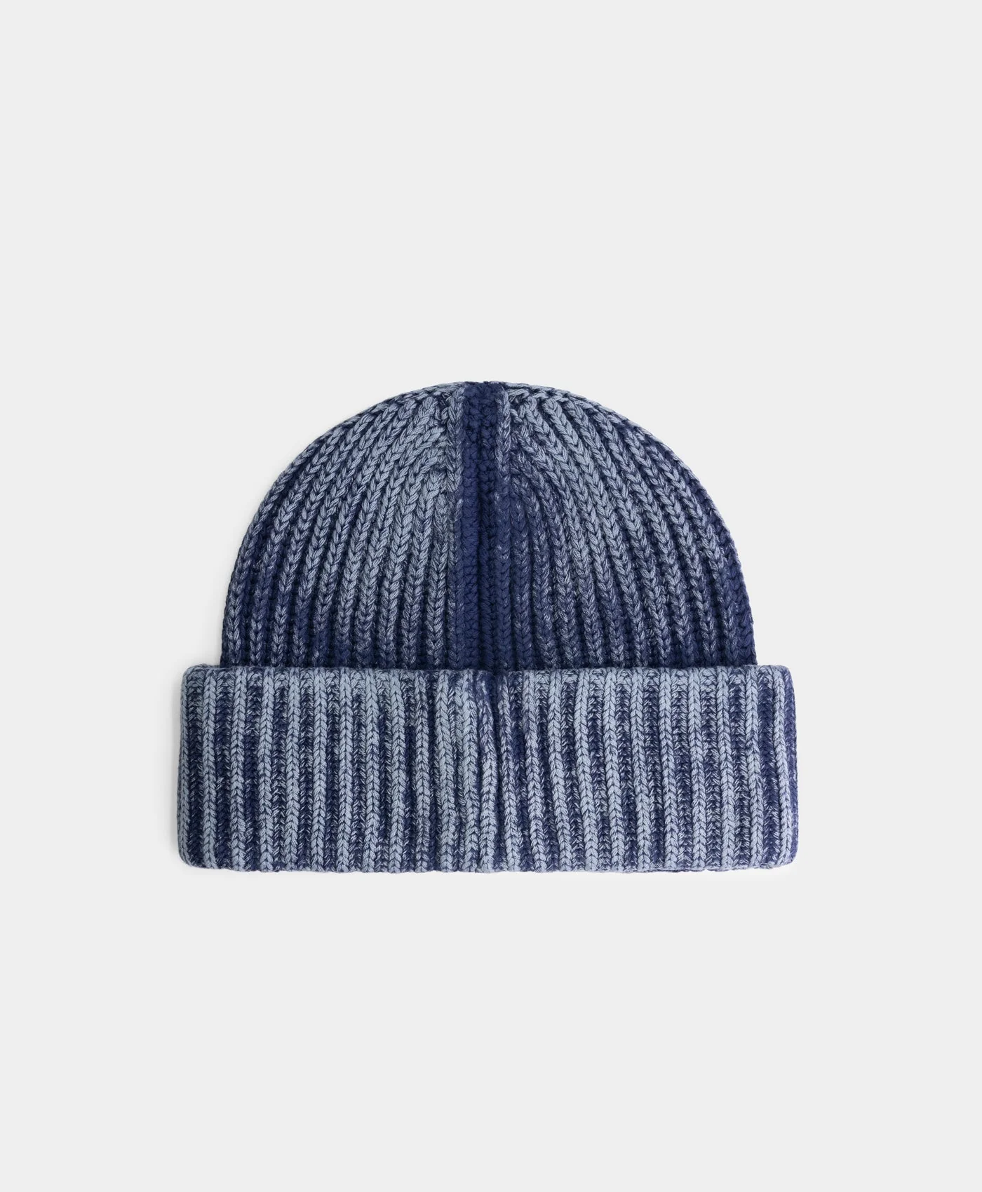 Indigo Knitted Washed Beanie - Image 2