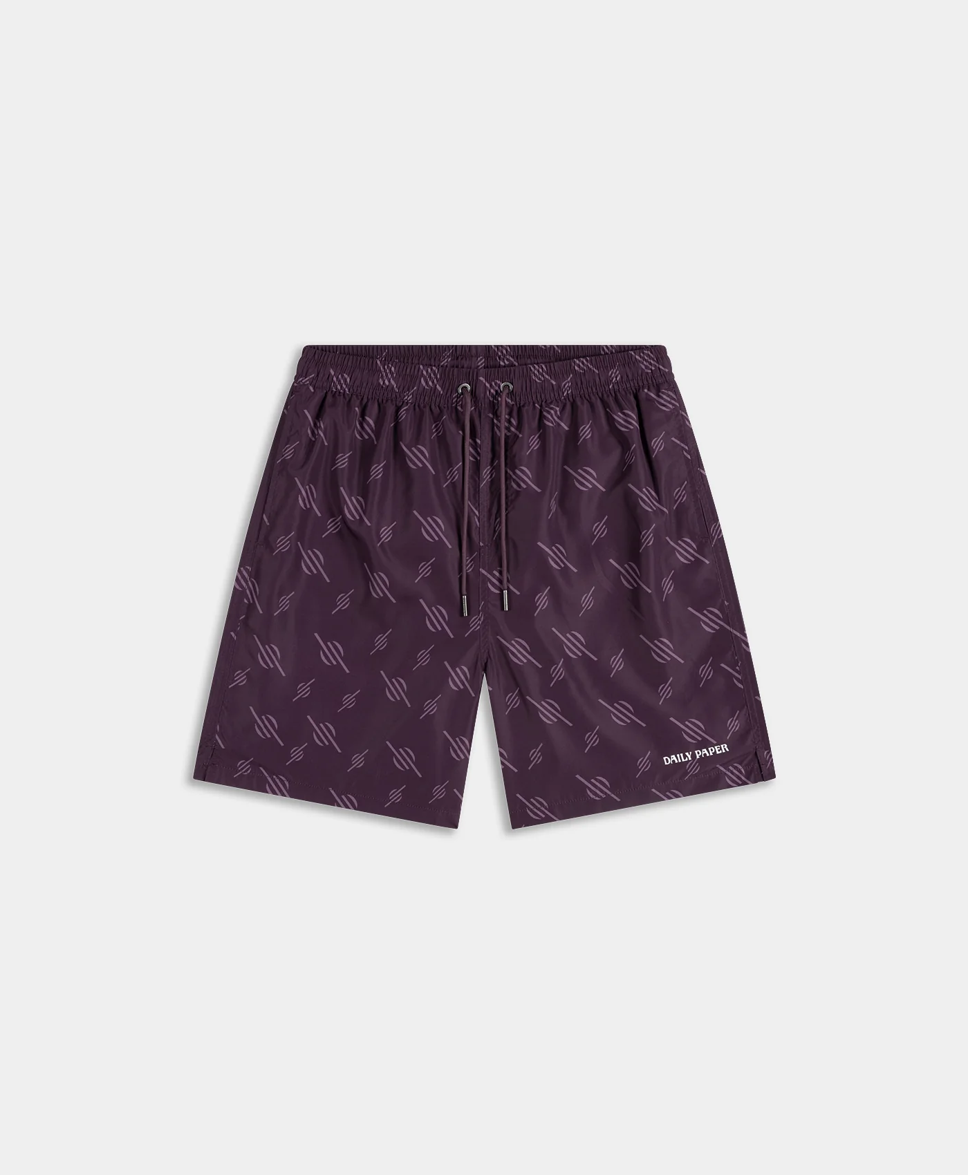 Potent Purple Irregular Monogram Swim Shorts