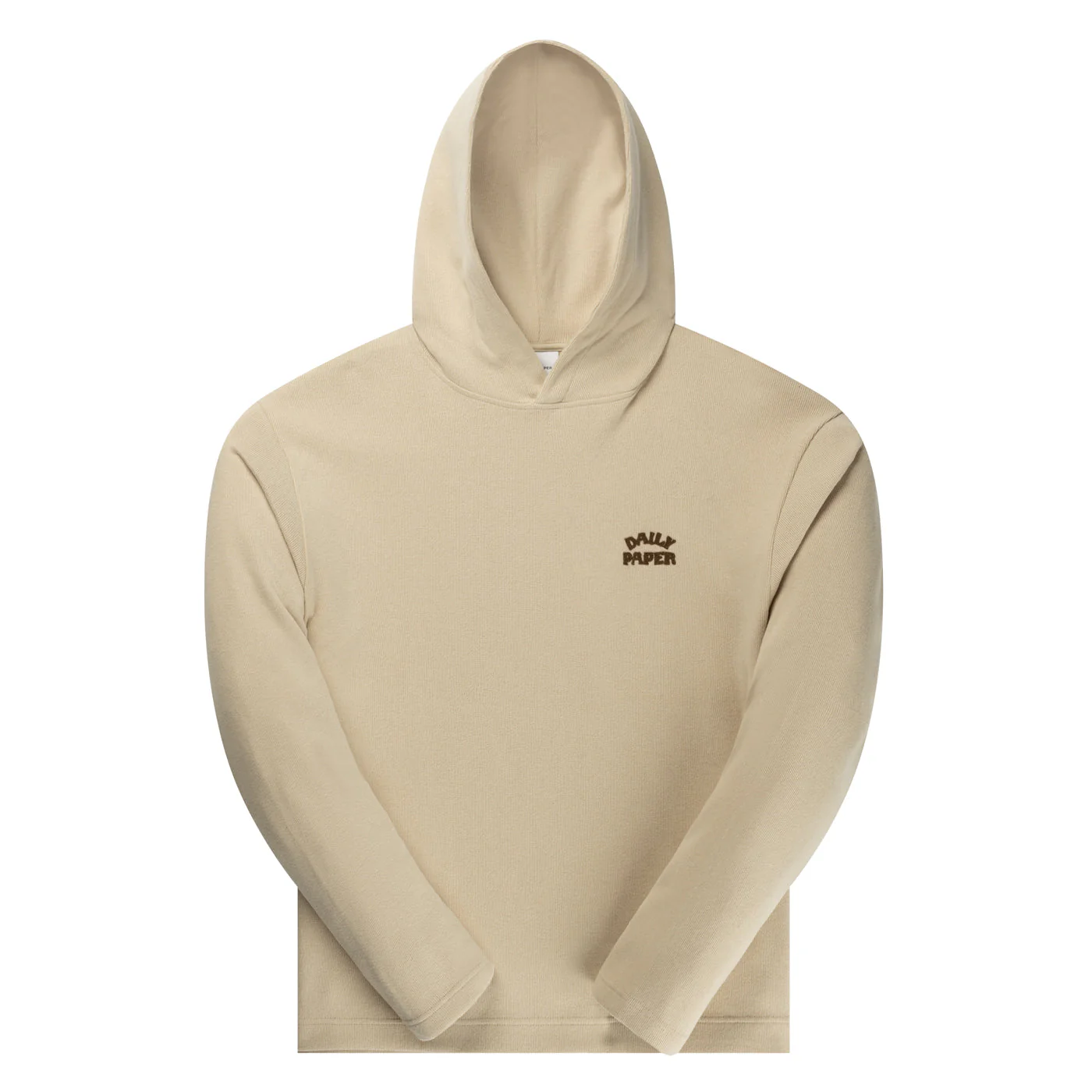 Peyote Beige Dias Arch Stack Oversized Hoodie - Image 4