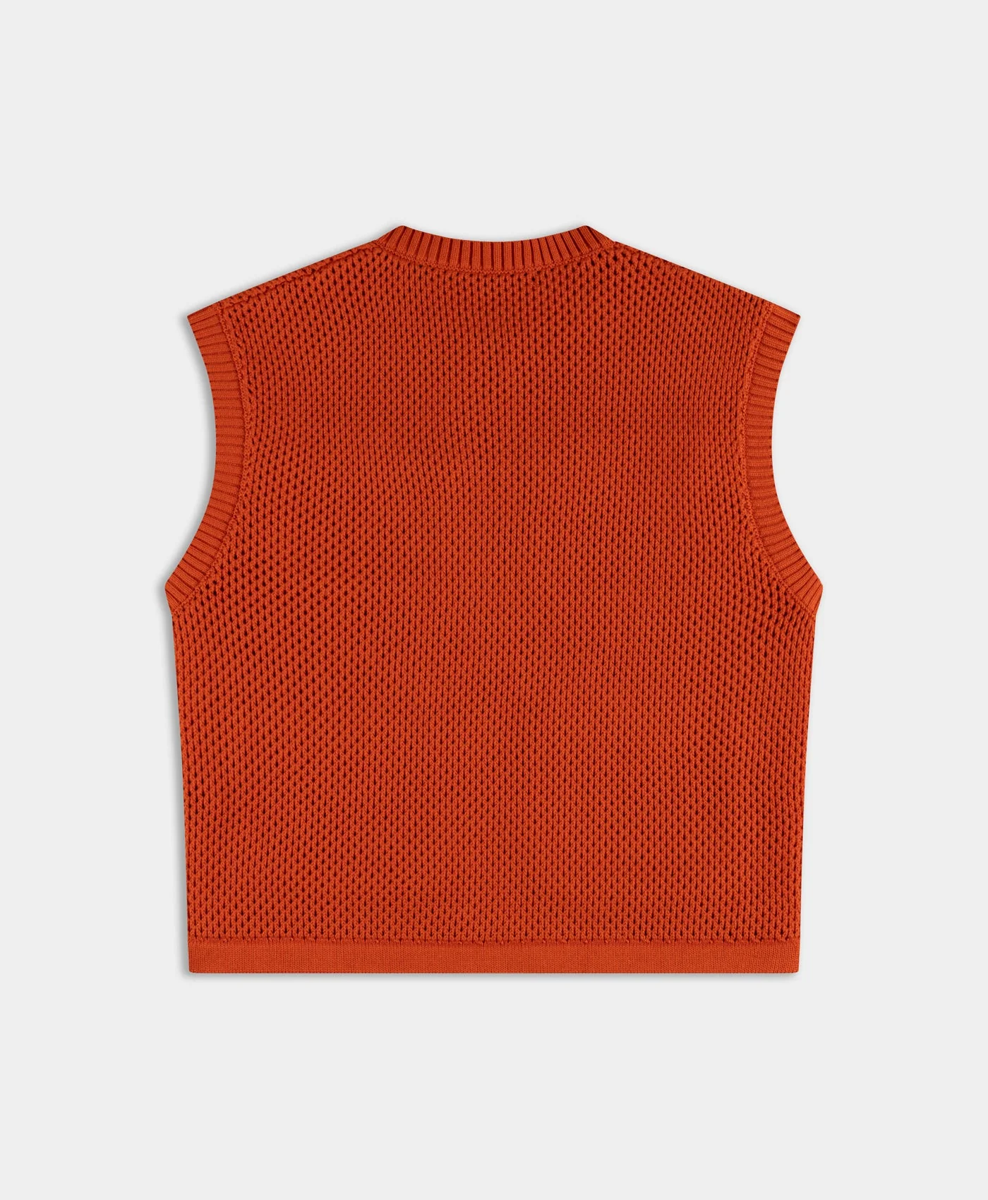 Red Clay Crochet Vest - Image 2