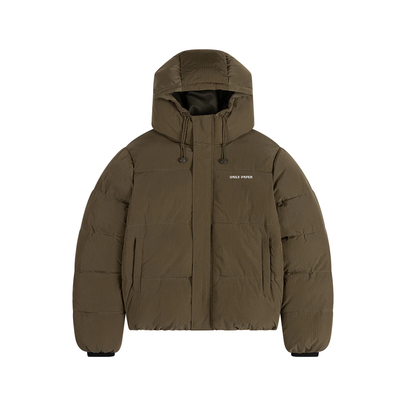Green Ripstop Puffer Jacket - Image 3