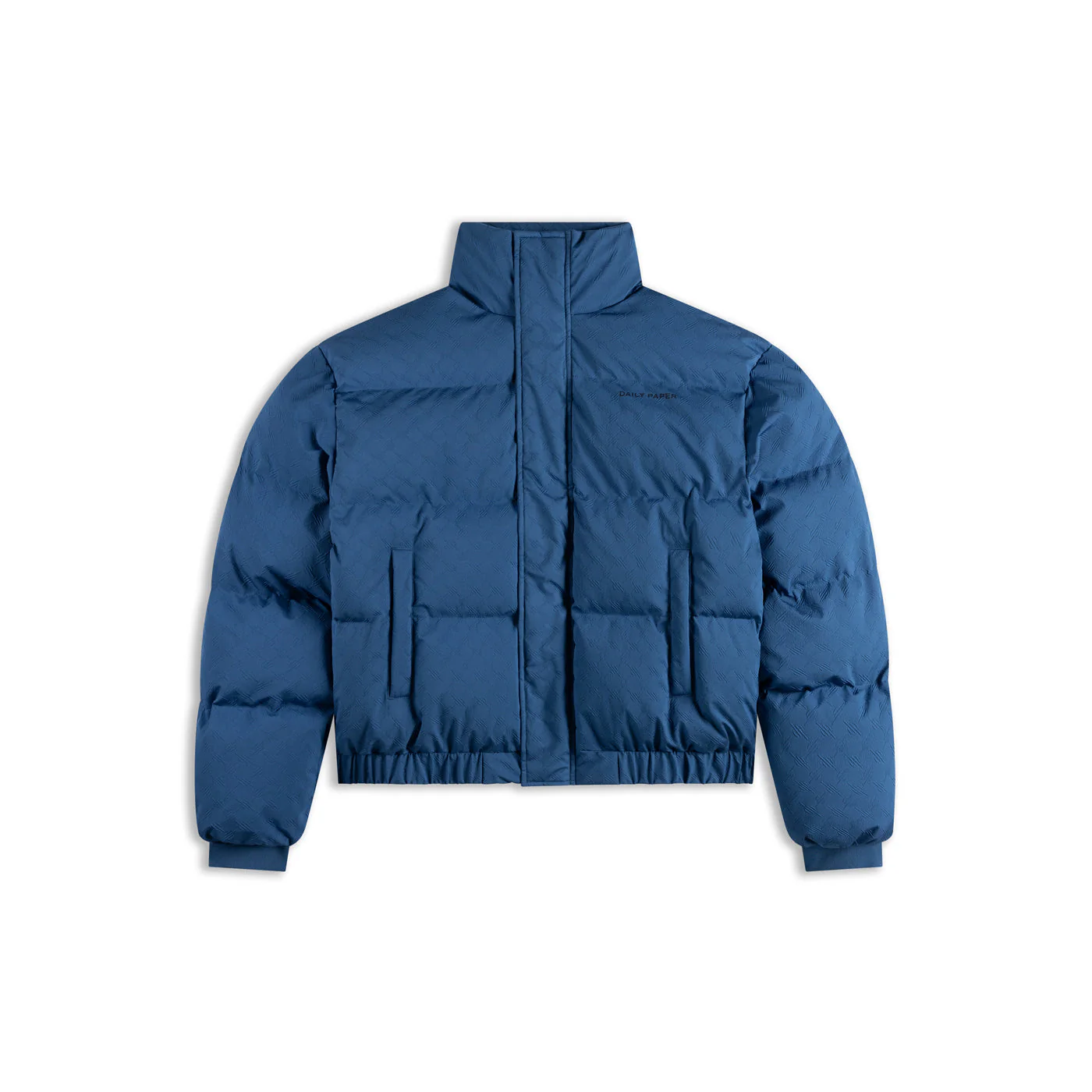Riviera Blue Renako Monogram Puffer Jacket - Image 6