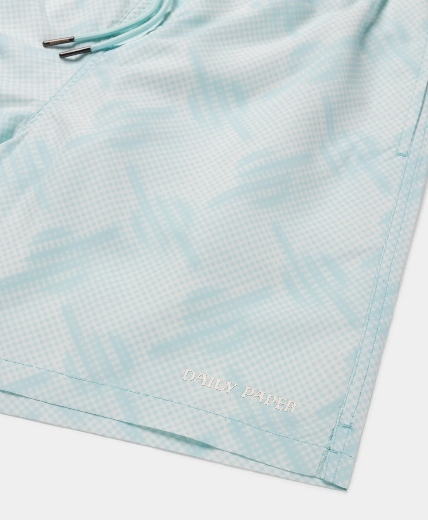Salt Water Blue Dotted Monogram Swimshorts - Image 4