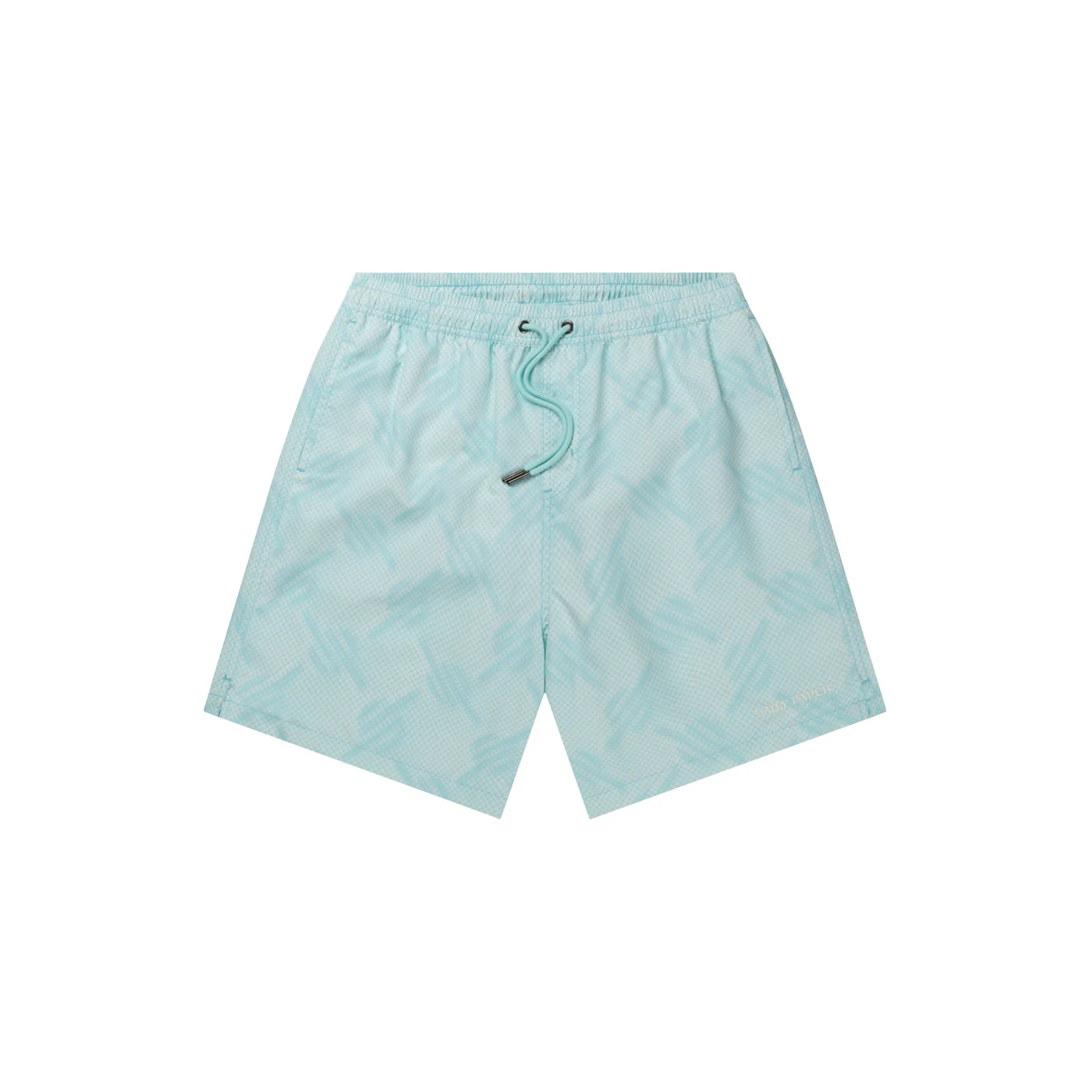 Salt Water Blue Dotted Monogram Swimshorts - Image 5