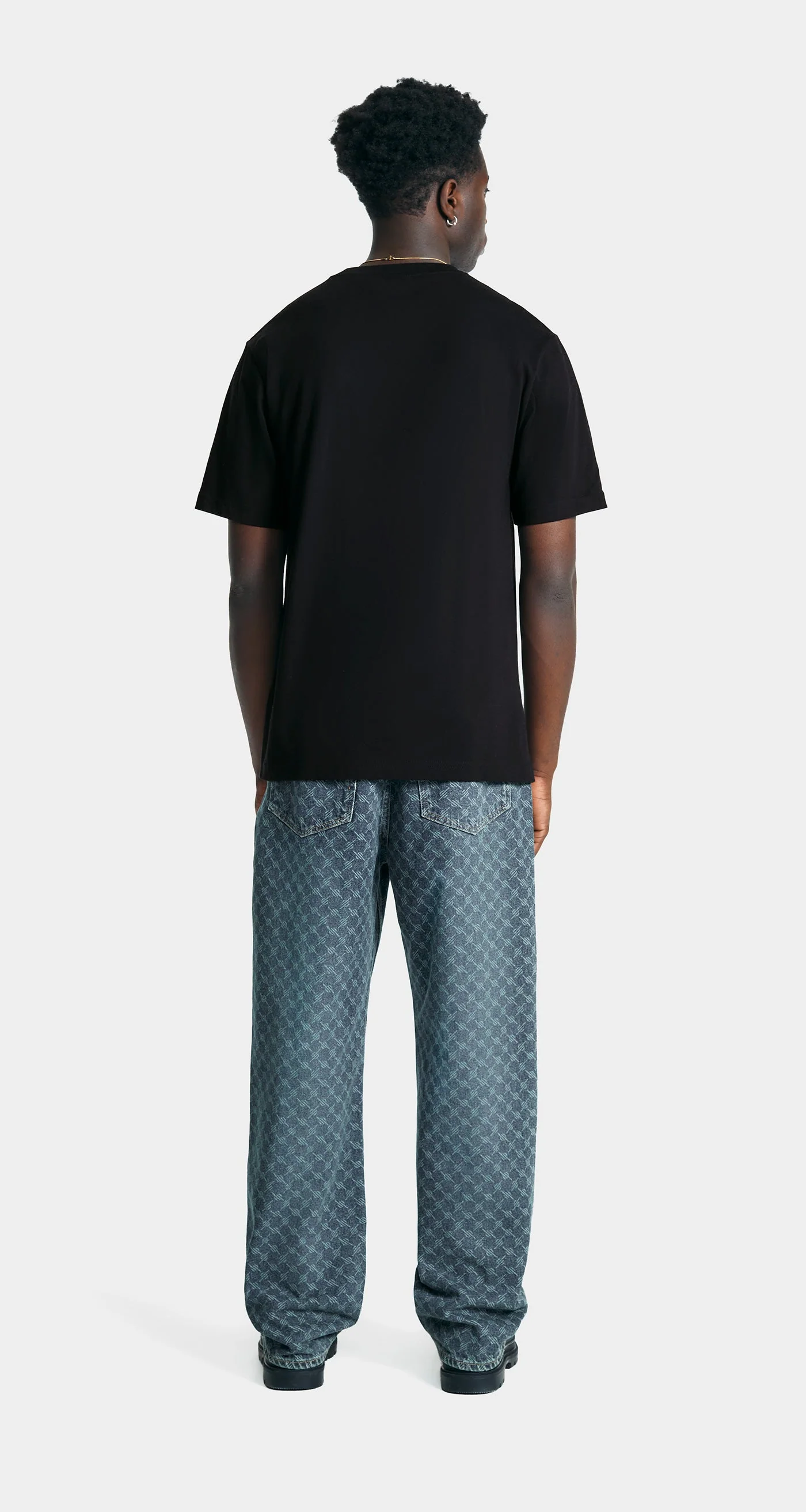 Sand Blue Amba Monogram Relaxed Jeans - Image 5