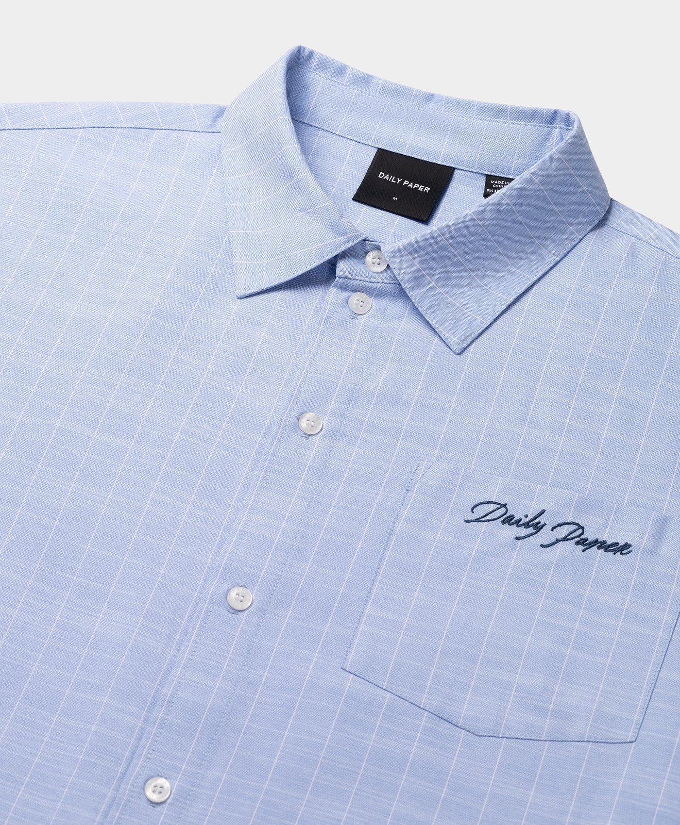 Blue Stripe Script Shirt - Image 3