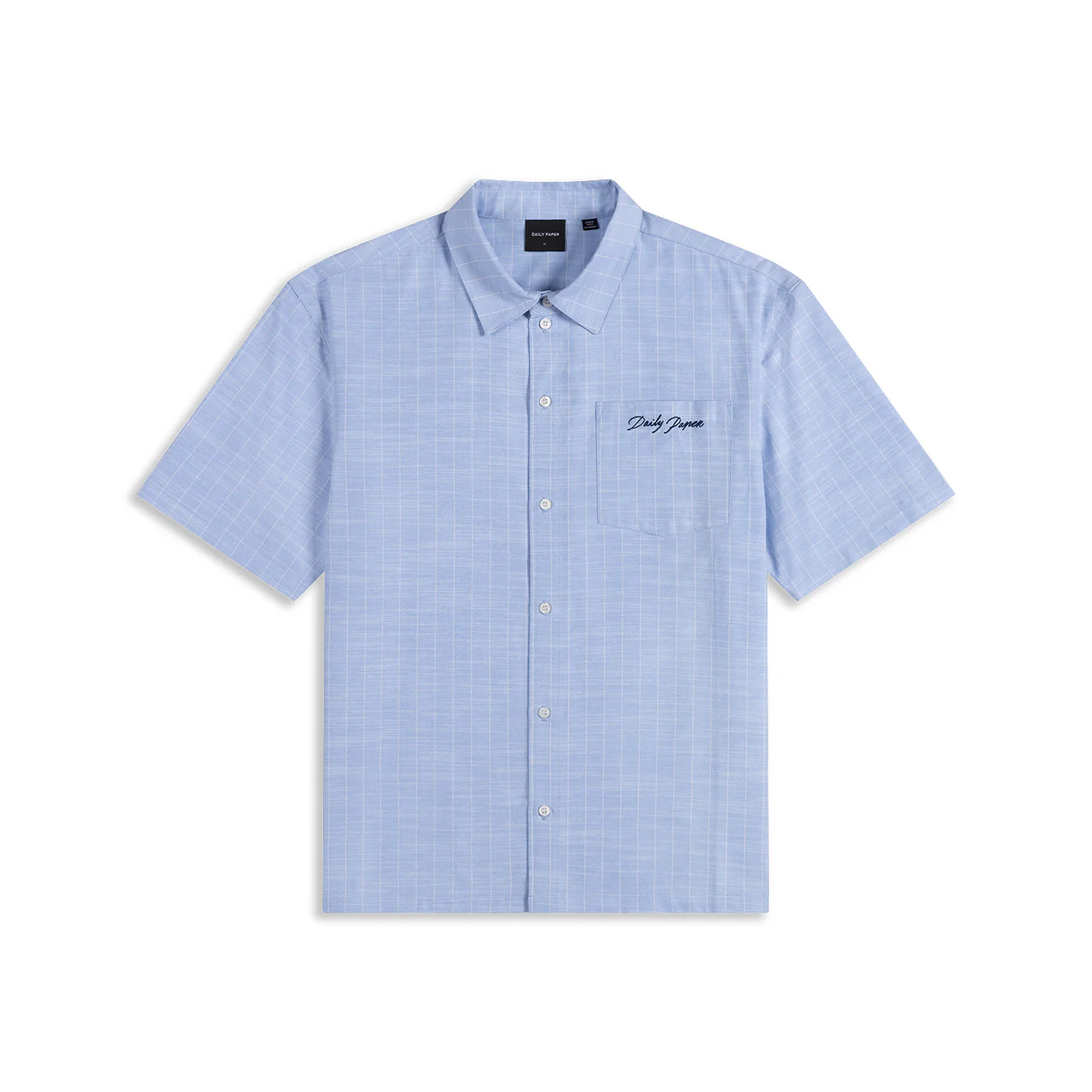 Blue Stripe Script Shirt - Image 5