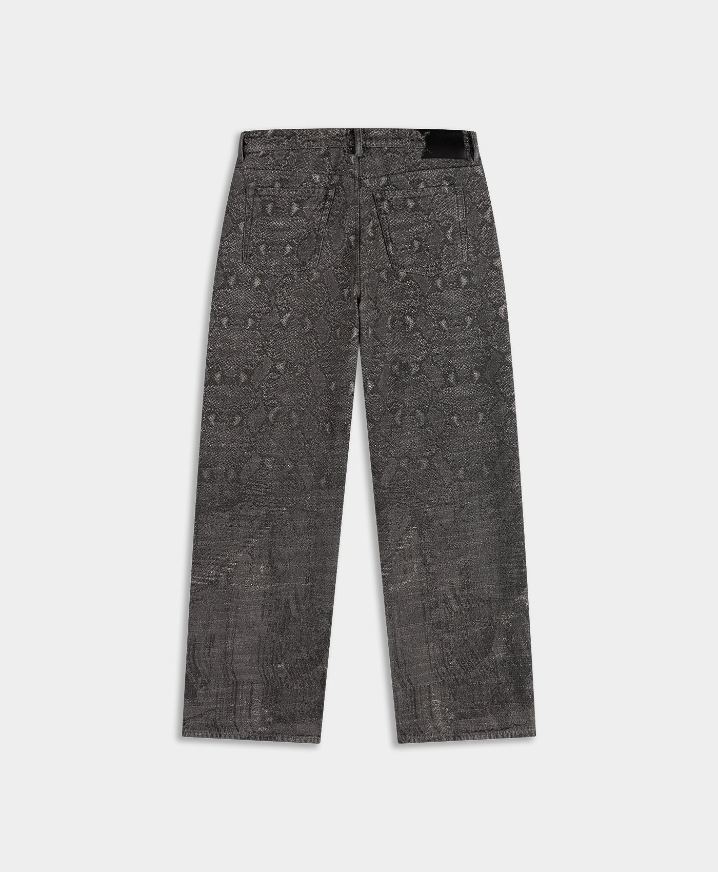Denim Snake Oversized Jeans - Image 2