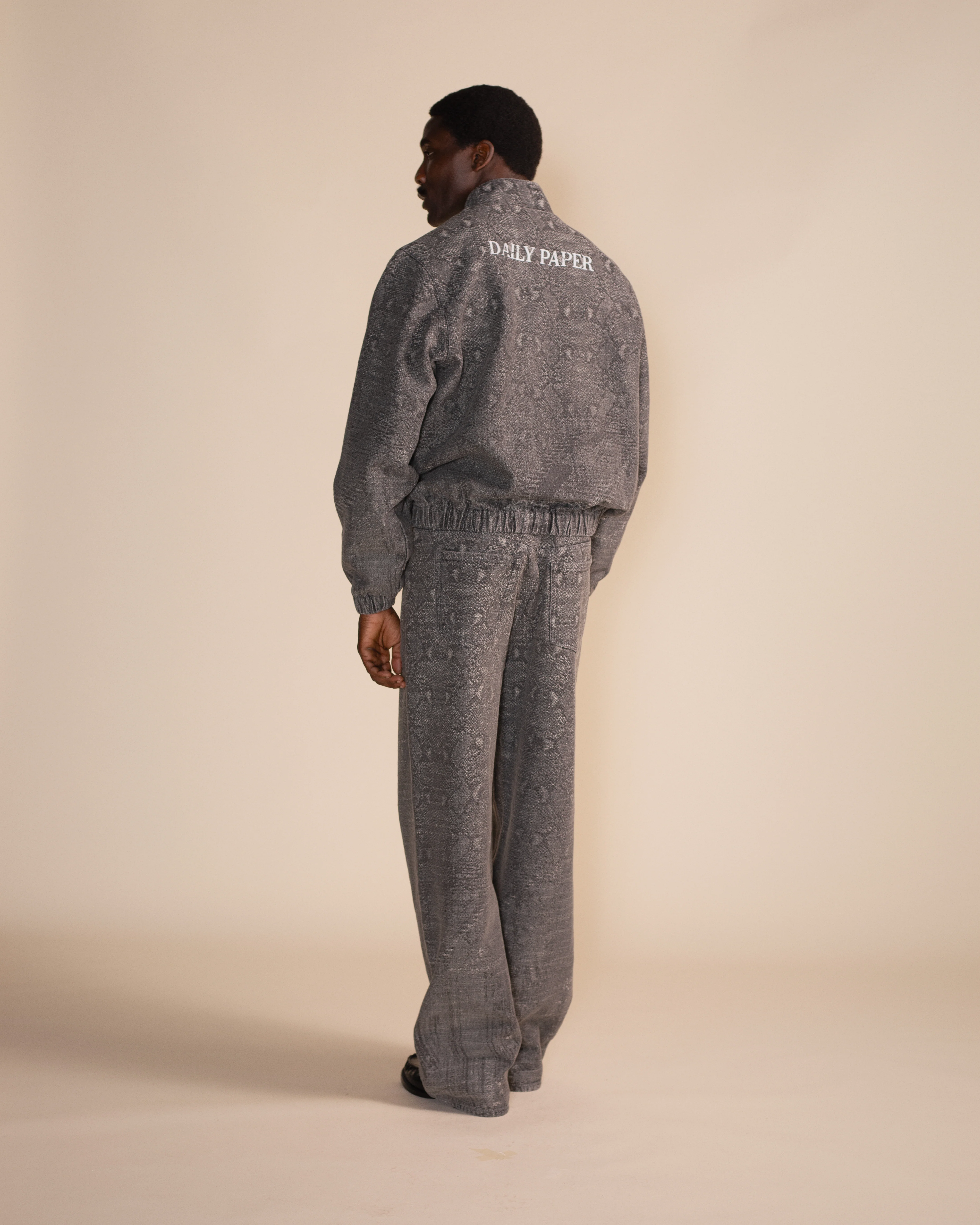 Denim Snake Oversized Jeans - Image 5