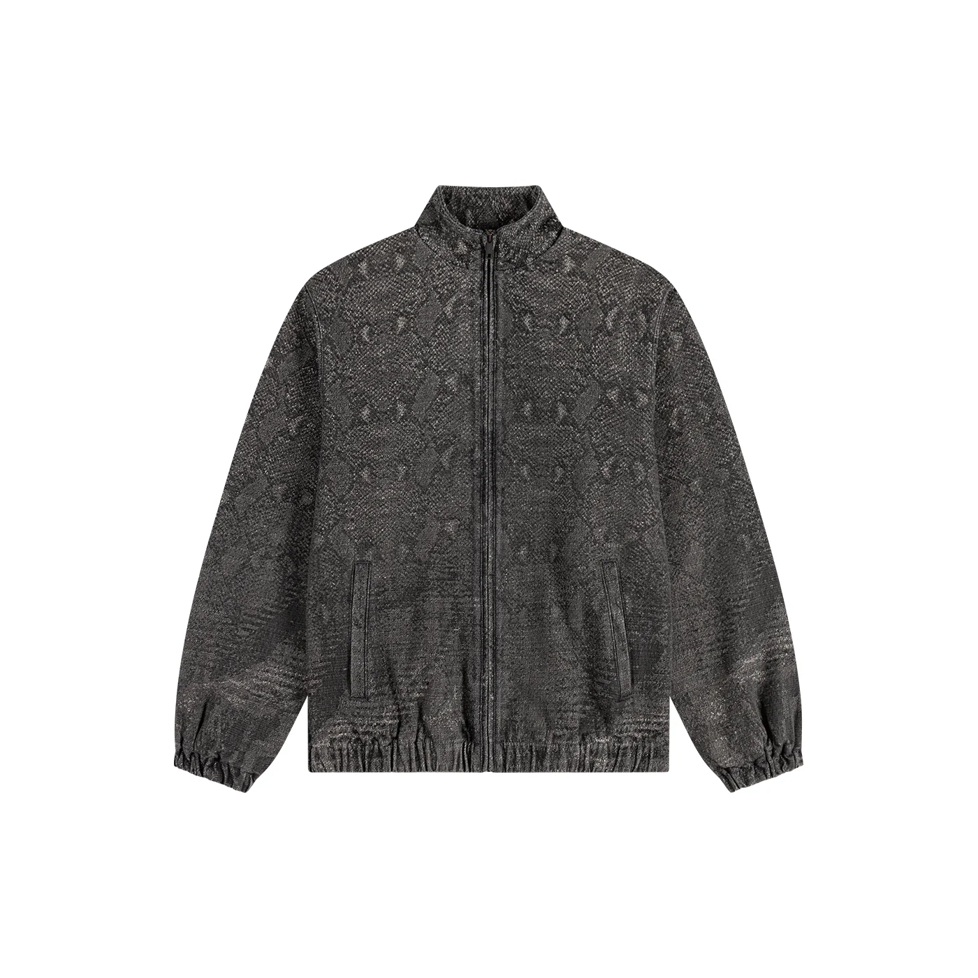 Denim Snake Track Jacket - Image 4