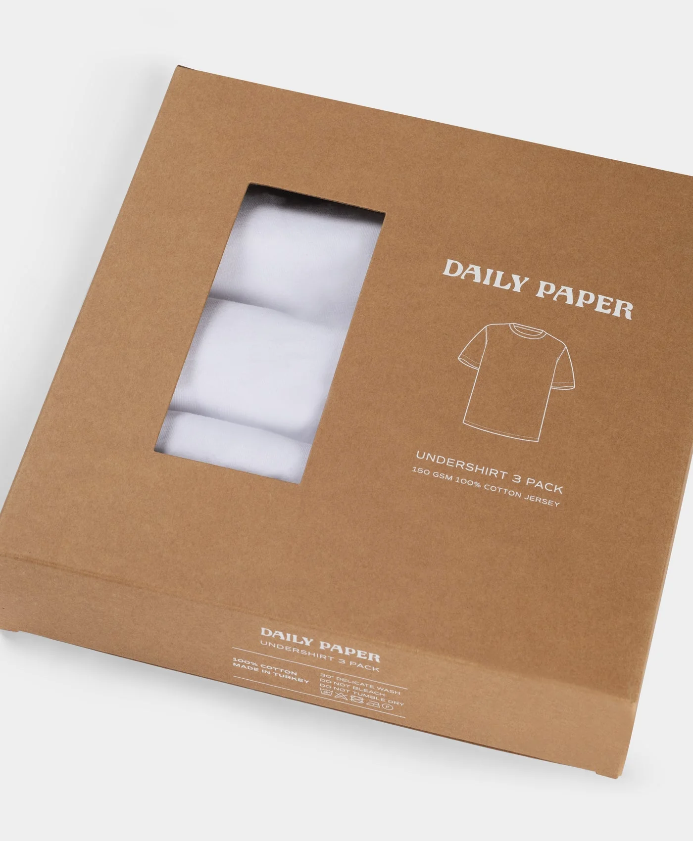 White 3 Pack Undershirt - Image 3