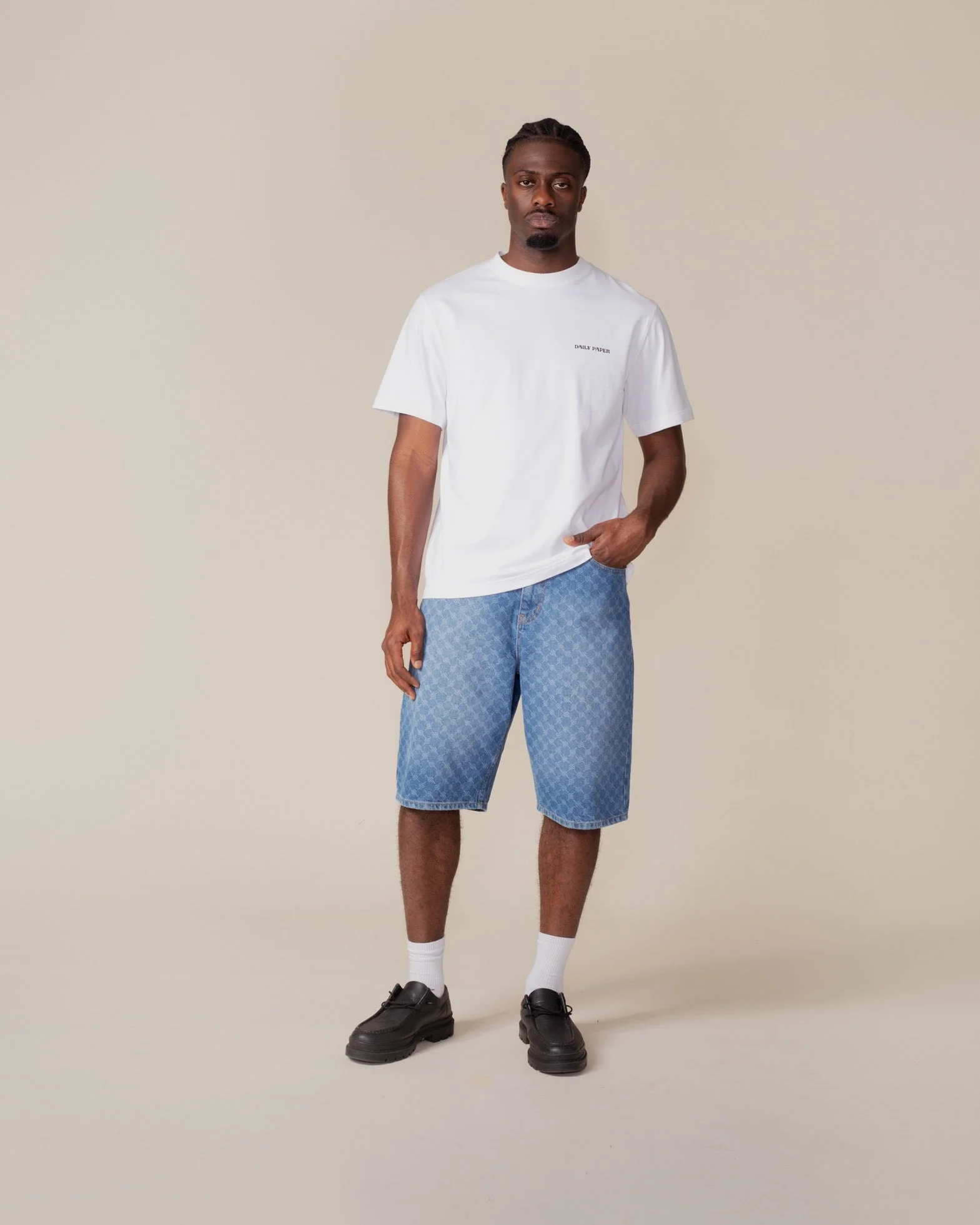 White Wrapper T-Shirt - Image 3